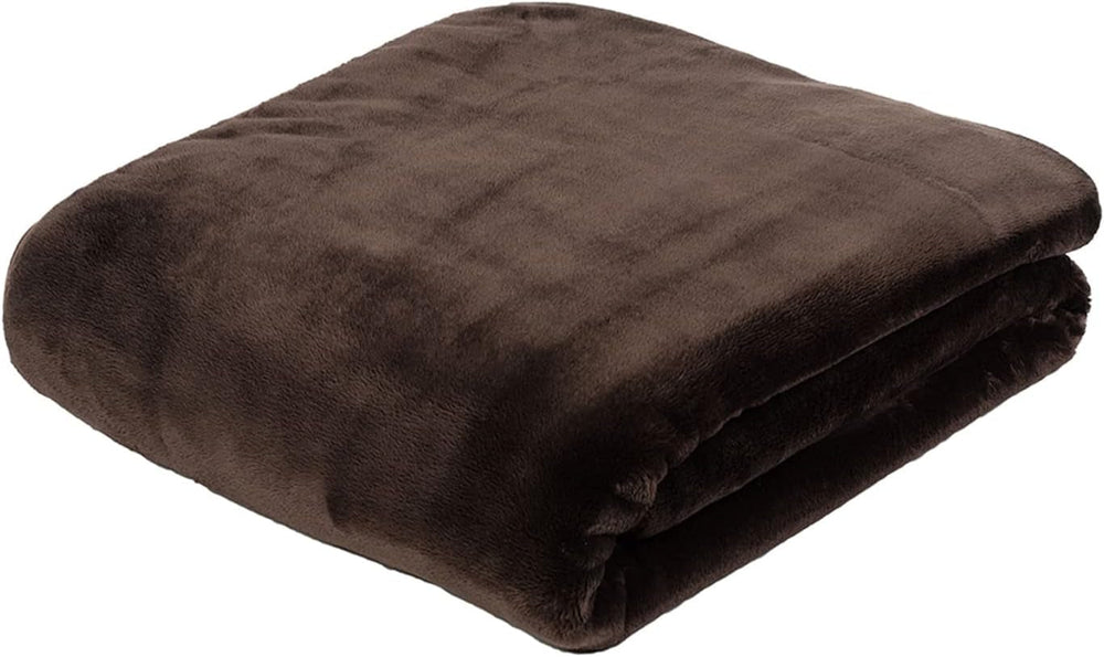 Gözze - Pohodlná deka Premium Cashmere-Feeling, 500 G/M², 180 X 220 Cm - hořčice Postele a přikrývky Besuche den Gözze-Store Chocolate 130 X 170 Cm