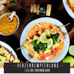 Ankerkraut Curry Madras, frisch-fruchtiges Curry-Pulver passend zu Fleisch, Fisch & Gemüse, s chilli, leicht scharf, 130 g im Aromadichten Beutel