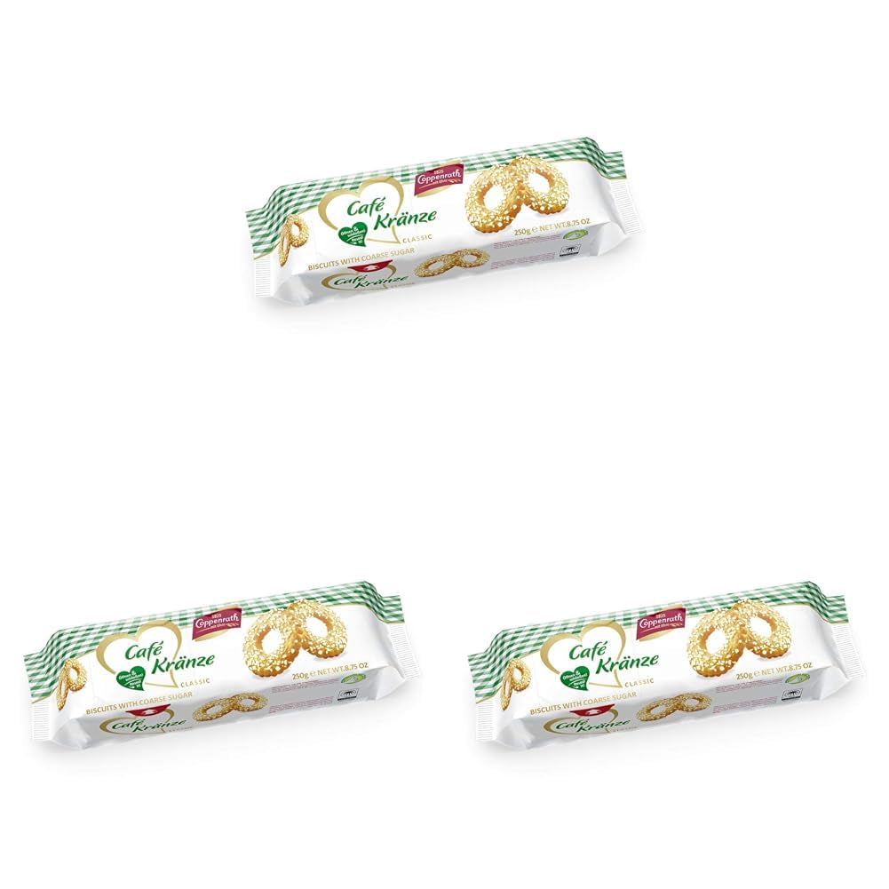 Coronițe de cafea Coppenrath Classic, 250 g (pachet de 3)