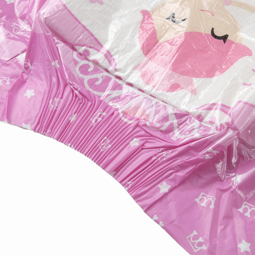 Plenky pro dospělé CutiePlusU, 10 kusů, jednorázové inkontinenční kalhotky s prostěradlem pro ženy a muže, maximální savost přes noc - malá princezna (velká velikost 94-119 cm)