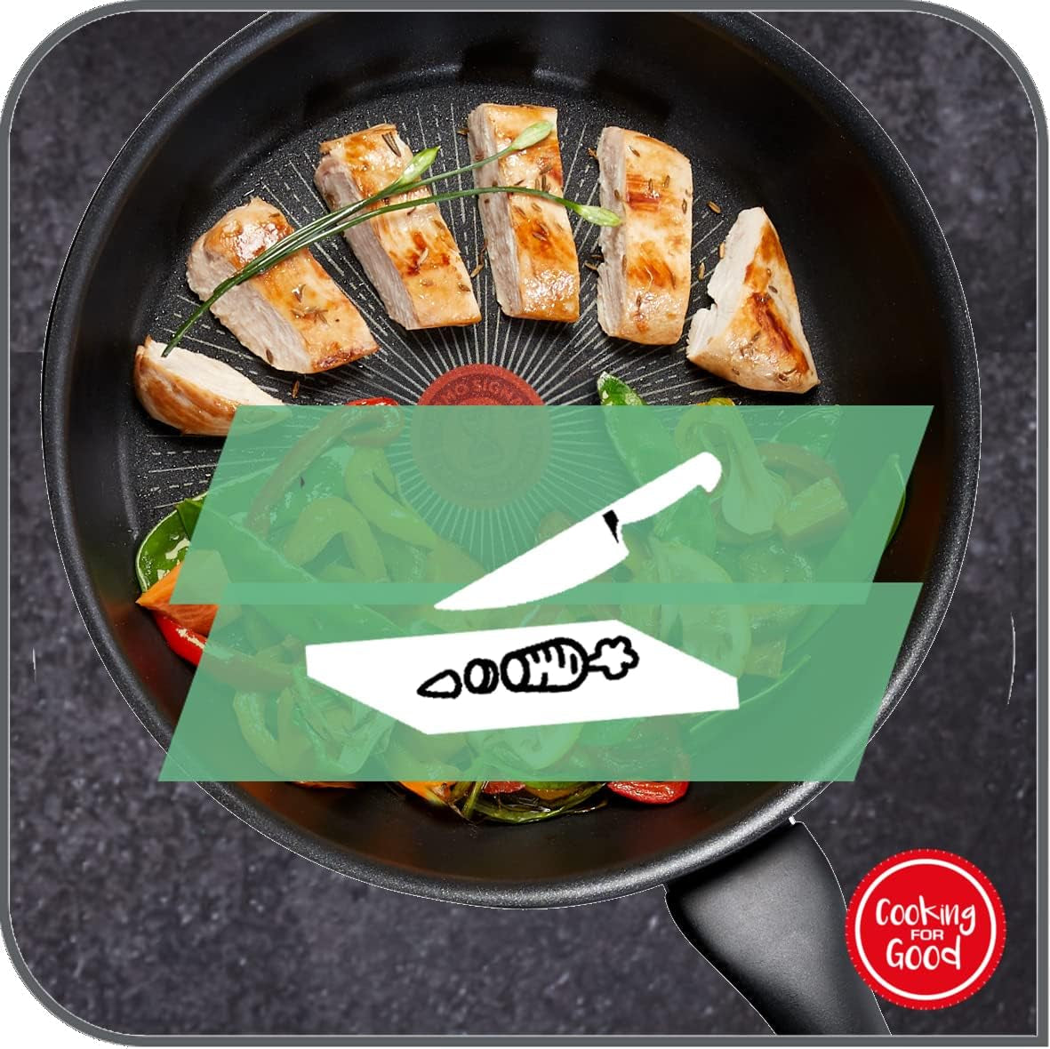 Tefal Hard Titanium Essential, není vhodný pro indukční hrnce a pánve Naty Shop