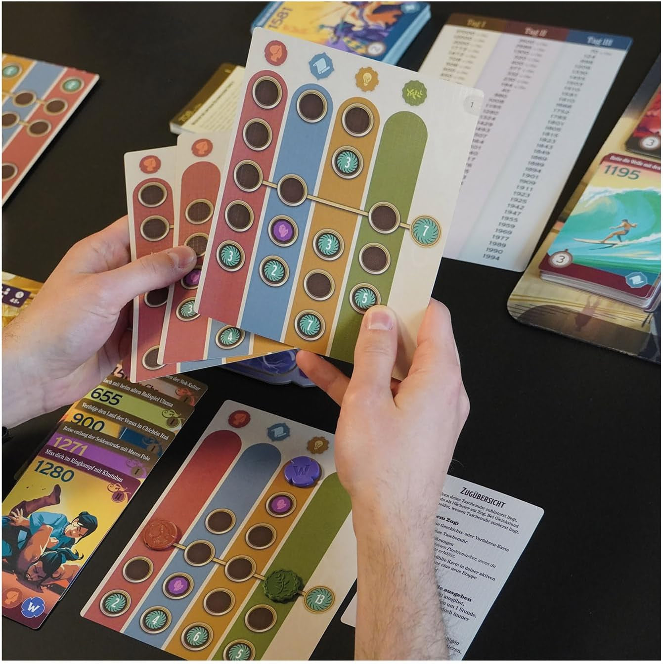 Game Factory 646098 Pěší turistika, Cestování časem, Stolní hra pro 1–4 hráče, Od 10 let, Rodinná hra