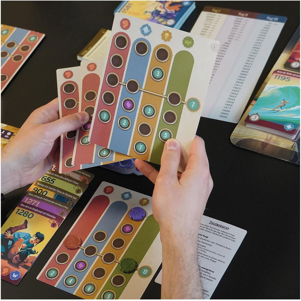 Game Factory 646098 Pěší turistika, Cestování časem, Stolní hra pro 1–4 hráče, Od 10 let, Rodinná hra