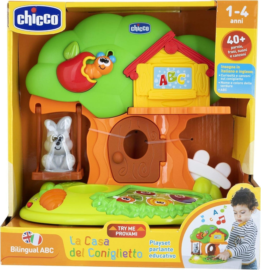 Chicco - Casa iepurașului, Jucărie electronică, Playset, Vârsta 1-4 ani Jucarii Bebe Naty Shop