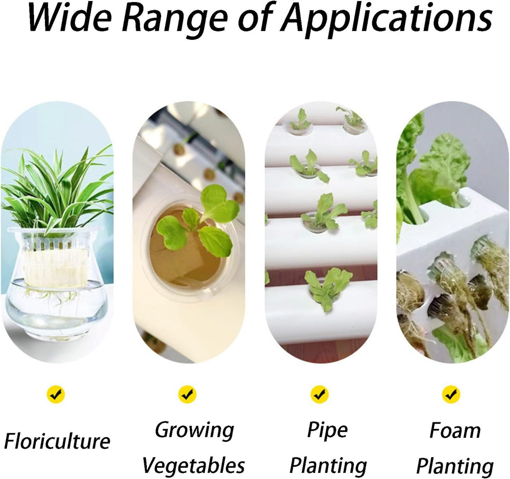 50 ks 32*30mm hydroponické houby Rockwool množení Hydroponický systém množení houba Blok sazenic houby skleníkový hydroponický systém pro pěstování sazenic zeleniny a květin