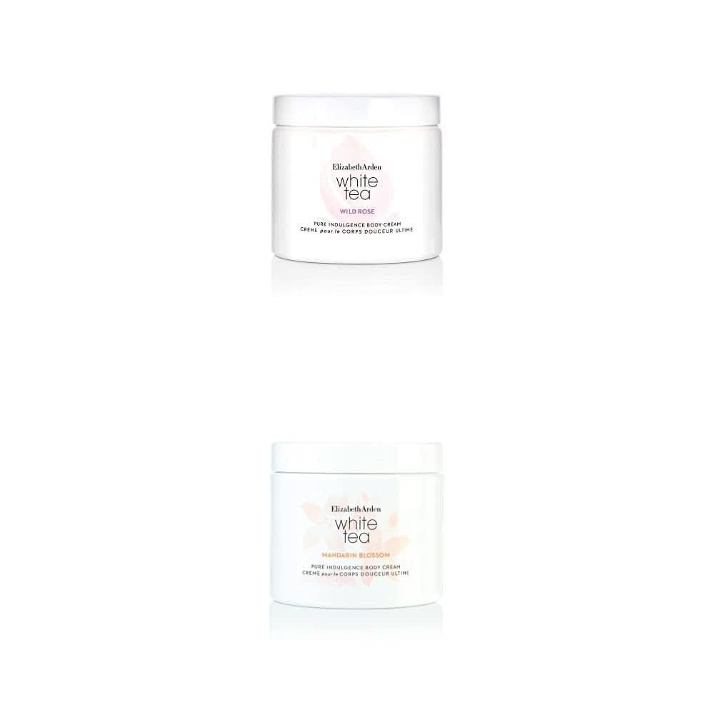 Elizabeth Arden - Wild Rose White Tea, crema de corp de trandafir pentru femei Cosmetice si Infrumusetare Naty Shop Pachet cu cremă de corp Wild Rose și Mandarin Blossom