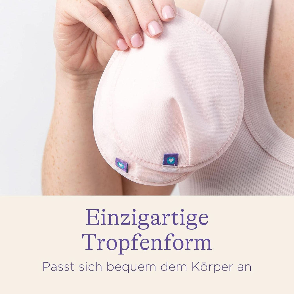 Lansinoh Waschbare Stilleinlagen Hellrosa & Schwarz - 8 Stück Inkl. Wäschenetz - Ultrasaugfähig, Superweich Und Wiederverwendbar Accesorii Hrana si Alaptare Bebe Naty Shop