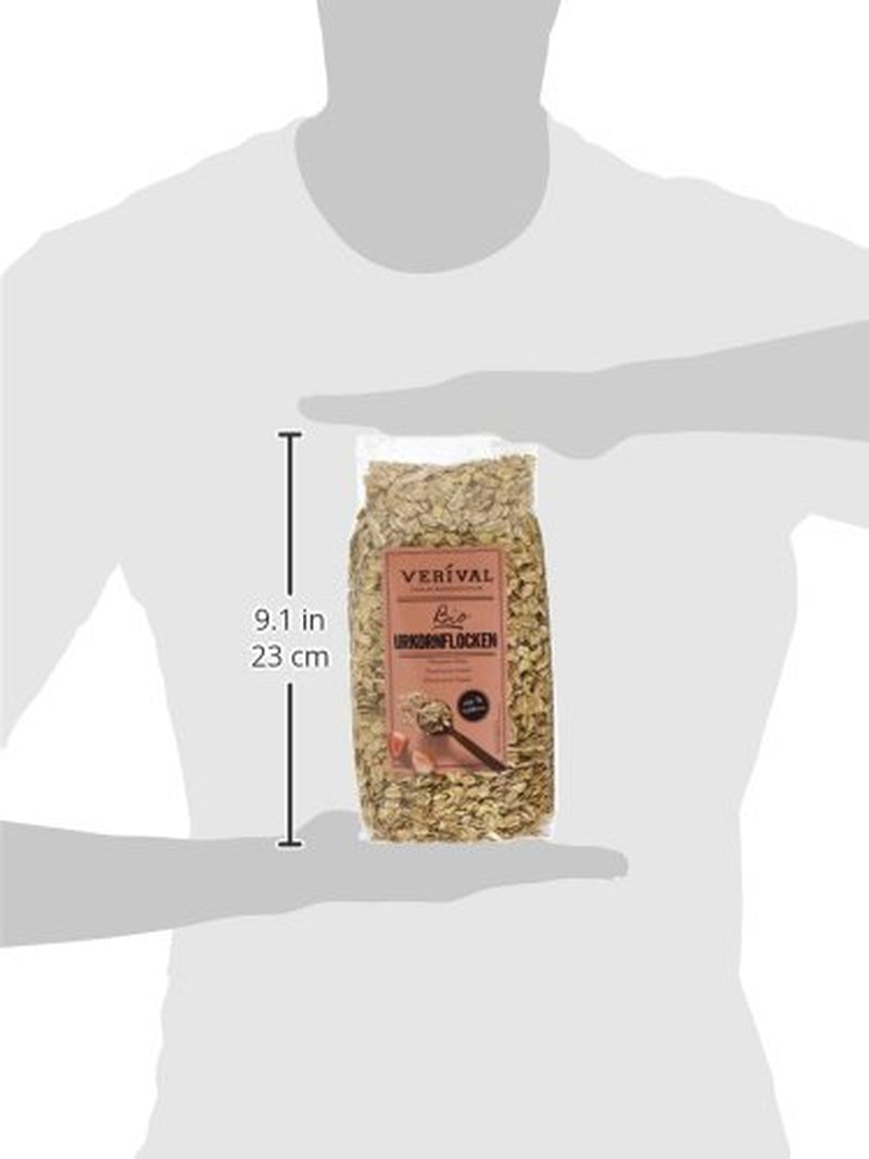Verival Urkornflocken - Bio, 6 Err Pack (6 X 500 G) Cereálie Naty Shop