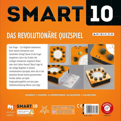 Piatnik 7167 - Smart 10 | Revoluční všestranná desková hra | Pro nadšence kvízů | Kdo je králem kvízů? | Věk 12+ | Otázky znalostí od A do Z | Pro domov i pryč