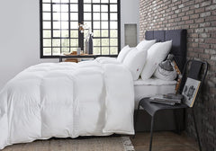 Cuvertură DODO 40381220 Helsinki, material exterior din bumbac percale, umplutură din puf de rață/piele, 240 Cm 220 Cm, alb Plapumi si pilote Naty Shop