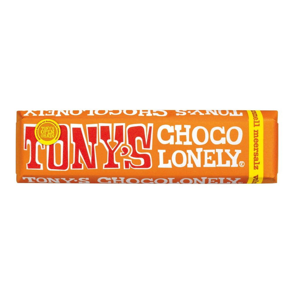 Tony's Chocolonely, mléčná čokoláda s karamelem a mořskou solí 47g