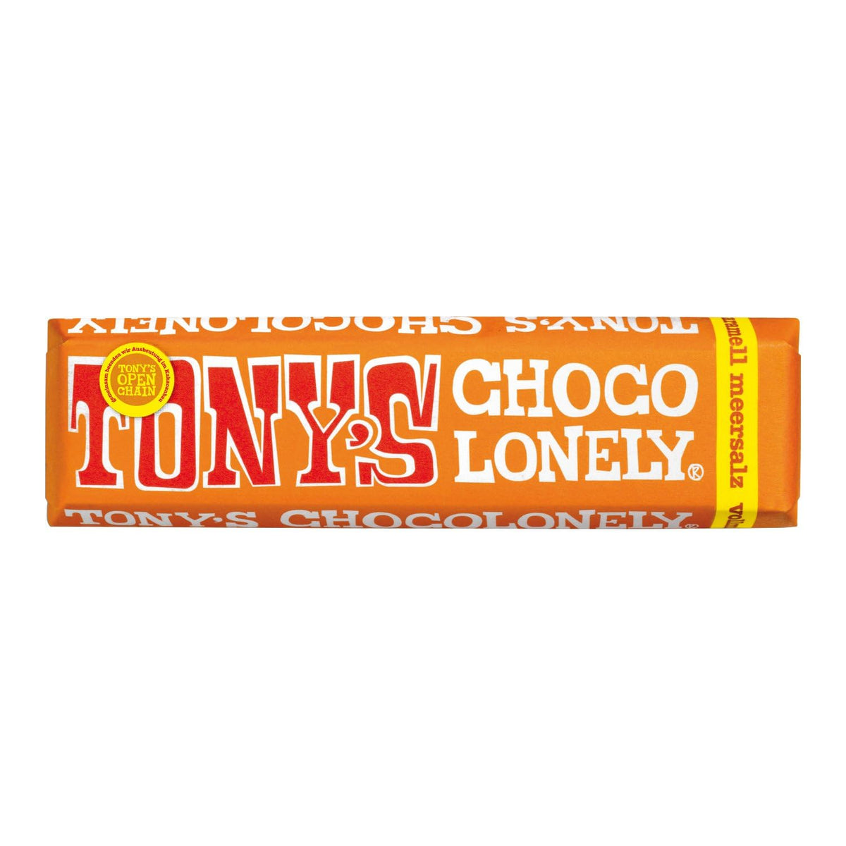 Tony's Chocolonely, mléčná čokoláda s karamelem a mořskou solí 47g