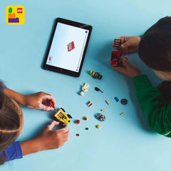 LEGO City dodávka pizzy vs. Pizza Truck - Hračka na mýdlo pro dívky a chlapce od 5 let - Stavebnice se 2 minifigurkami řidiče - Dárek k narozeninám a svátku 60458 Stavebnice Besuche den LEGO-Store