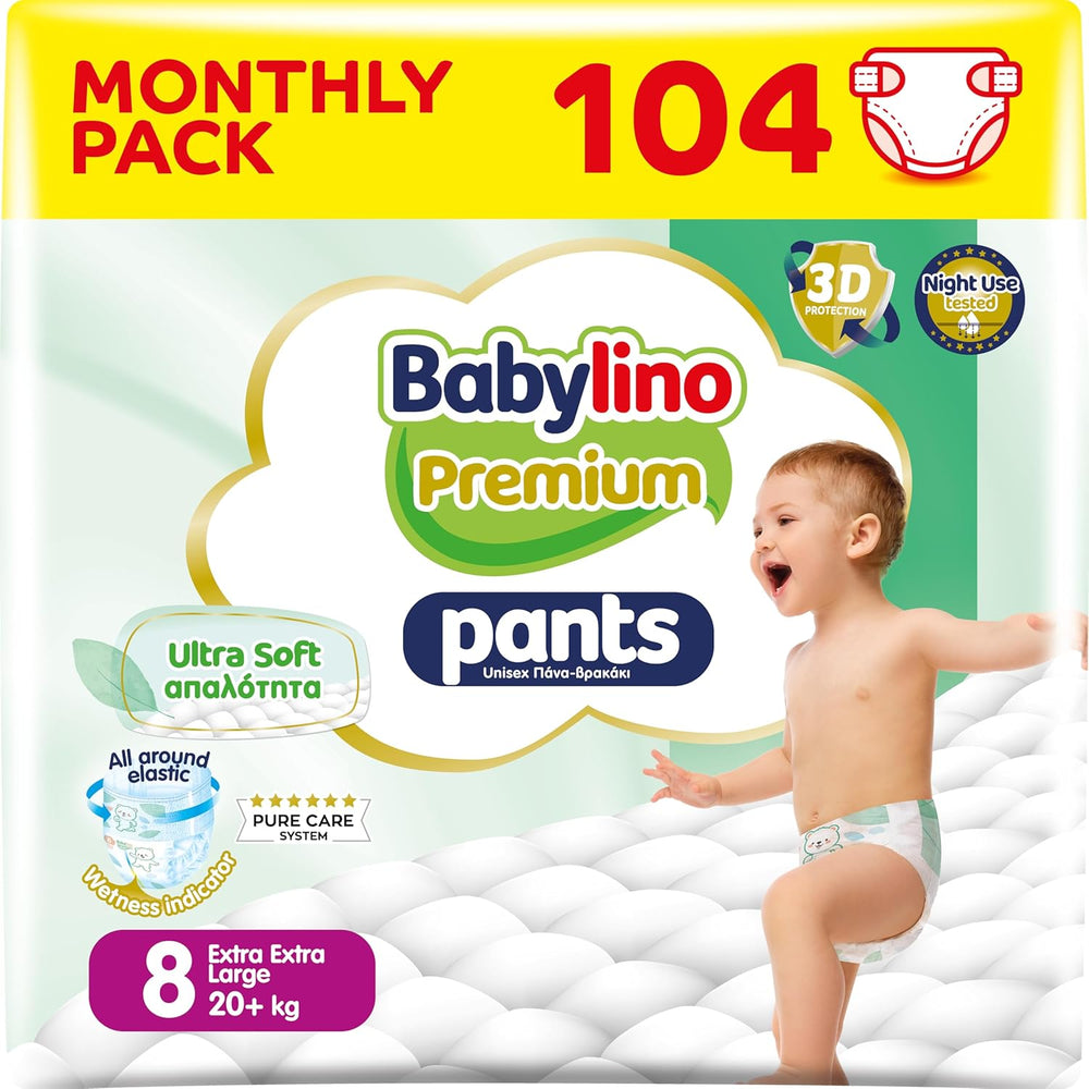 Prémiové kalhoty velikosti 8 s ultra měkkým filtrem, XXL (20+ kg), 26 kusů