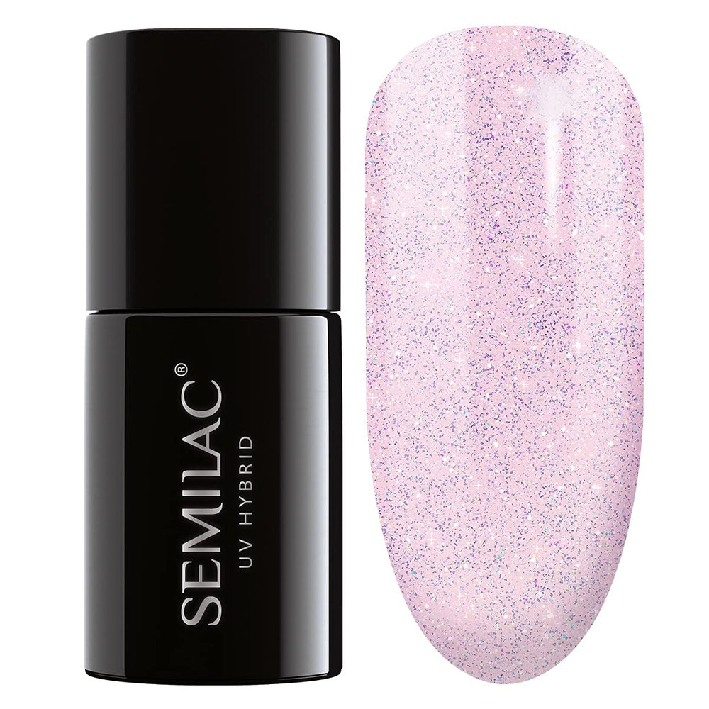 Semilac UV Nagellack Hybrid 404 Black Beans Muffin 7ml Kollektion Tastes of Fall