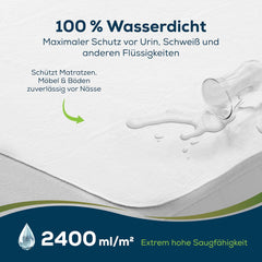 Inkontinenční matrace Sensalou 90x160 cm voděodolná inkontinenční matrace omyvatelná prodyšná