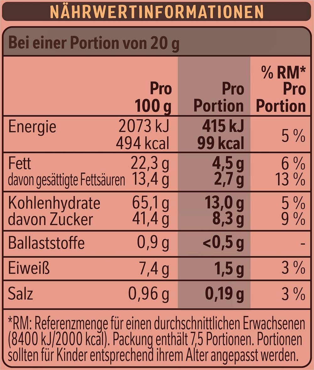 Nestlé skořicové lehké křupavé vločky a křupavé mandle v rozpouštějící se bílé glazuře s příchutí skořice 1 balení (2 x 75 g)