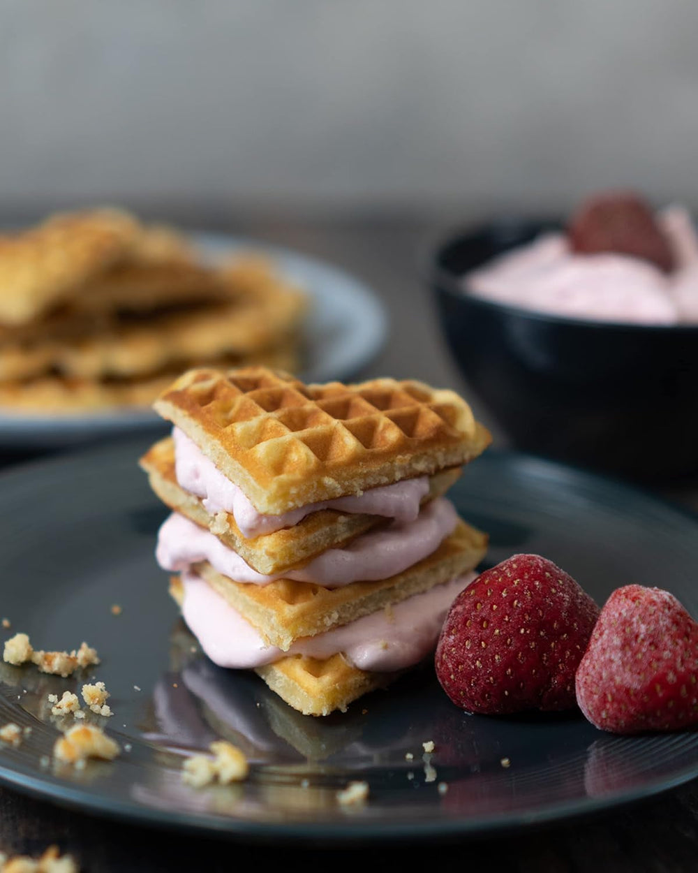 RUF Waffel-Mix, Großpackung, Grundmischung Zur Herstellung Von Waffeln Im Waffeleisen, Für Großküchen, Kantinen, Hotels Und Restaurants, 1 X 2500G Směs na pečení a vaření Naty Shop