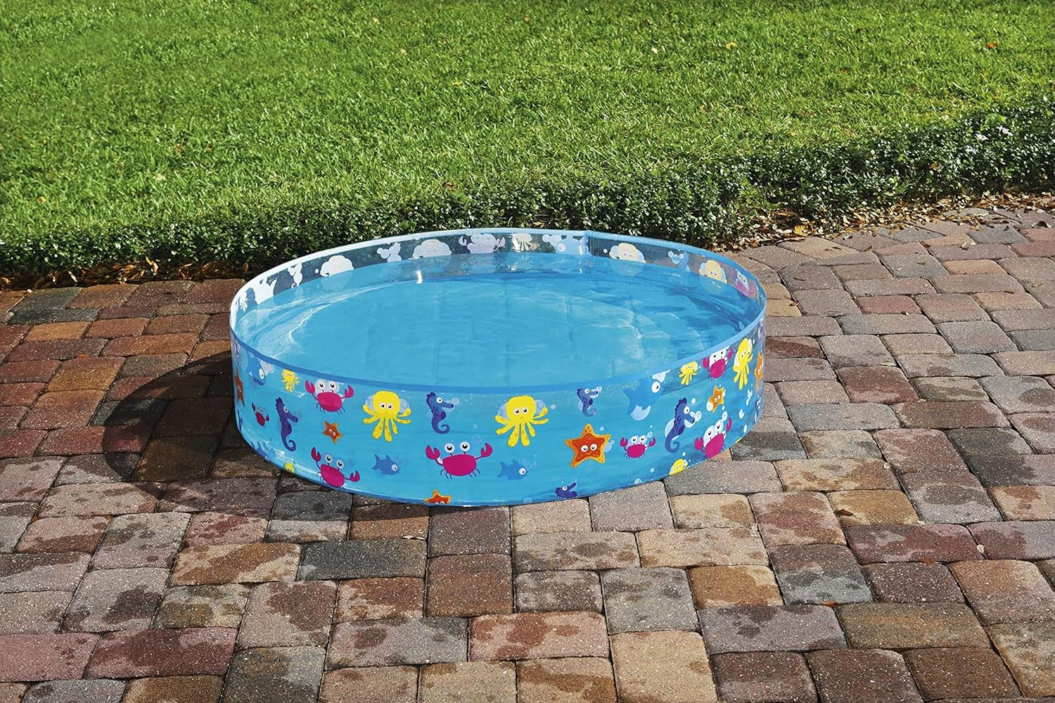 Dětský bazén Bestway FillN Fun, Sparking Sea, 122 x 25 cm, BW55028, Multicolor, 122 x 122 x 25 cm