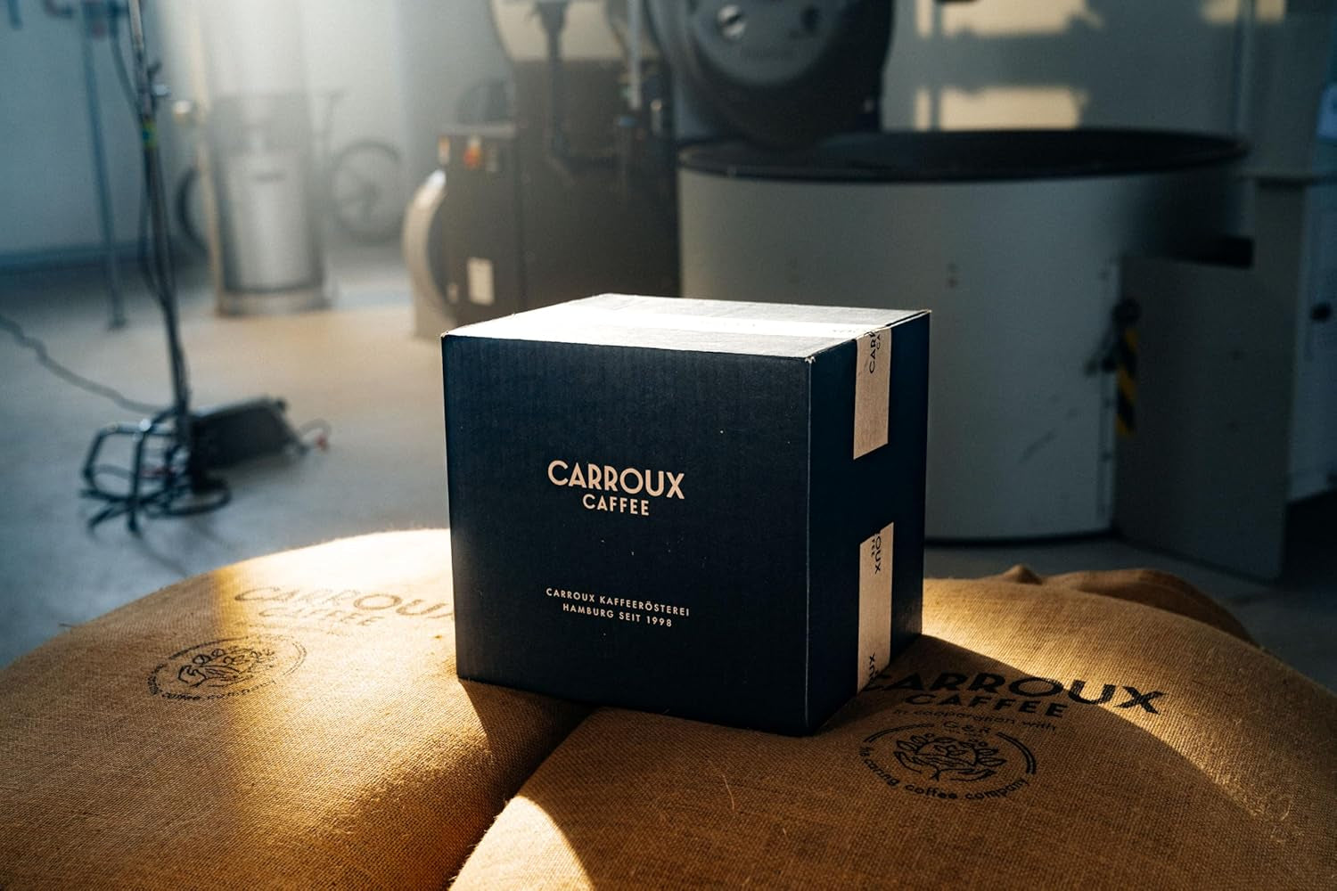 Boabe întregi de cafea CARROUX Crema (6 x 500g) - Boabe de cafea premium din Hamburg - Prăjite tradițional proaspăt