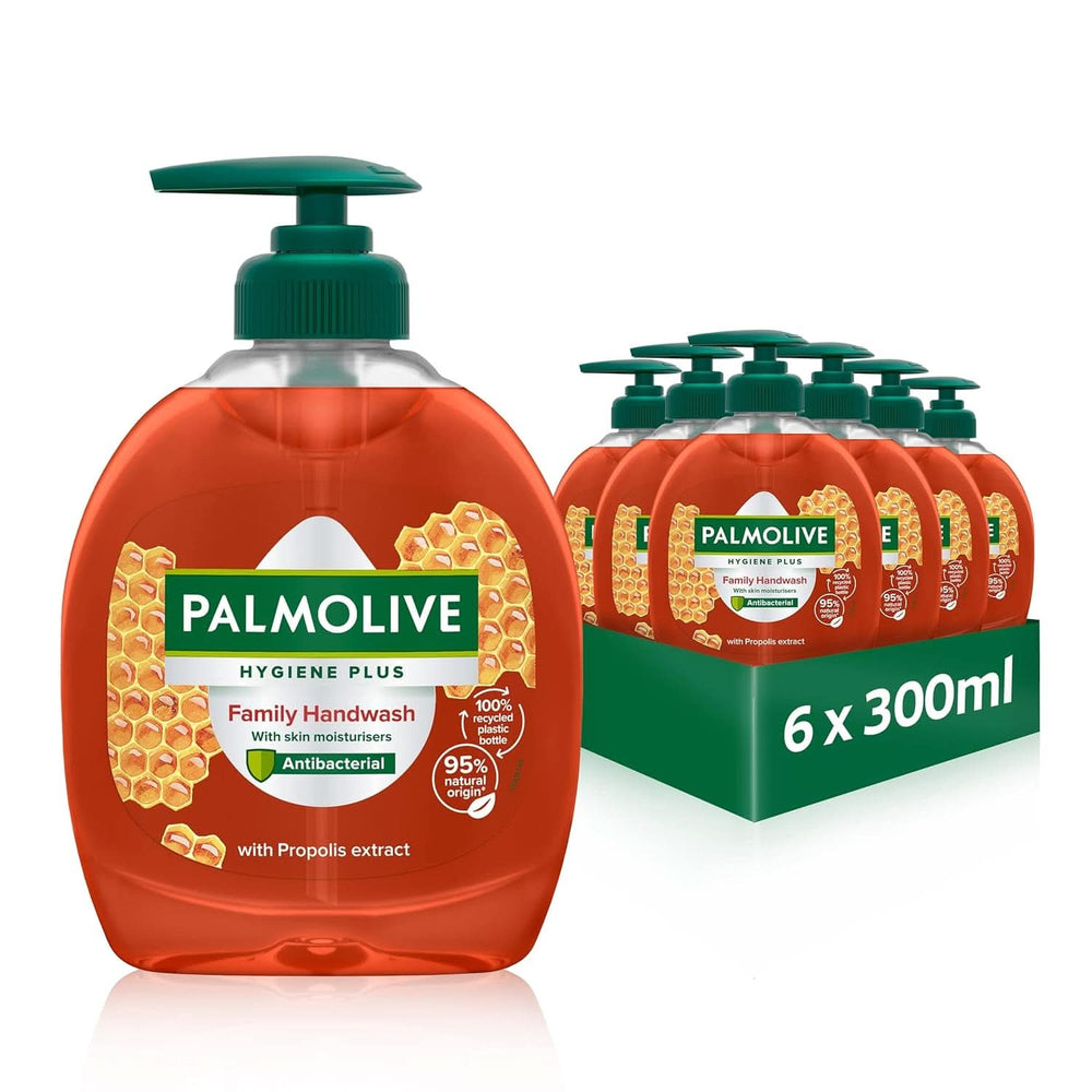 Palmolive, Tekuté mýdlo pro jemné mytí rukou, sada 6 x 300 ml Sprcha a vana Naty Shop