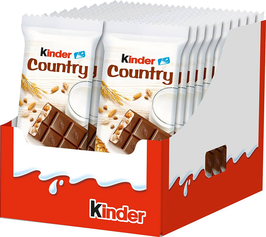 Tyčinky Kinder Country, 9 tyčinek, 212 g