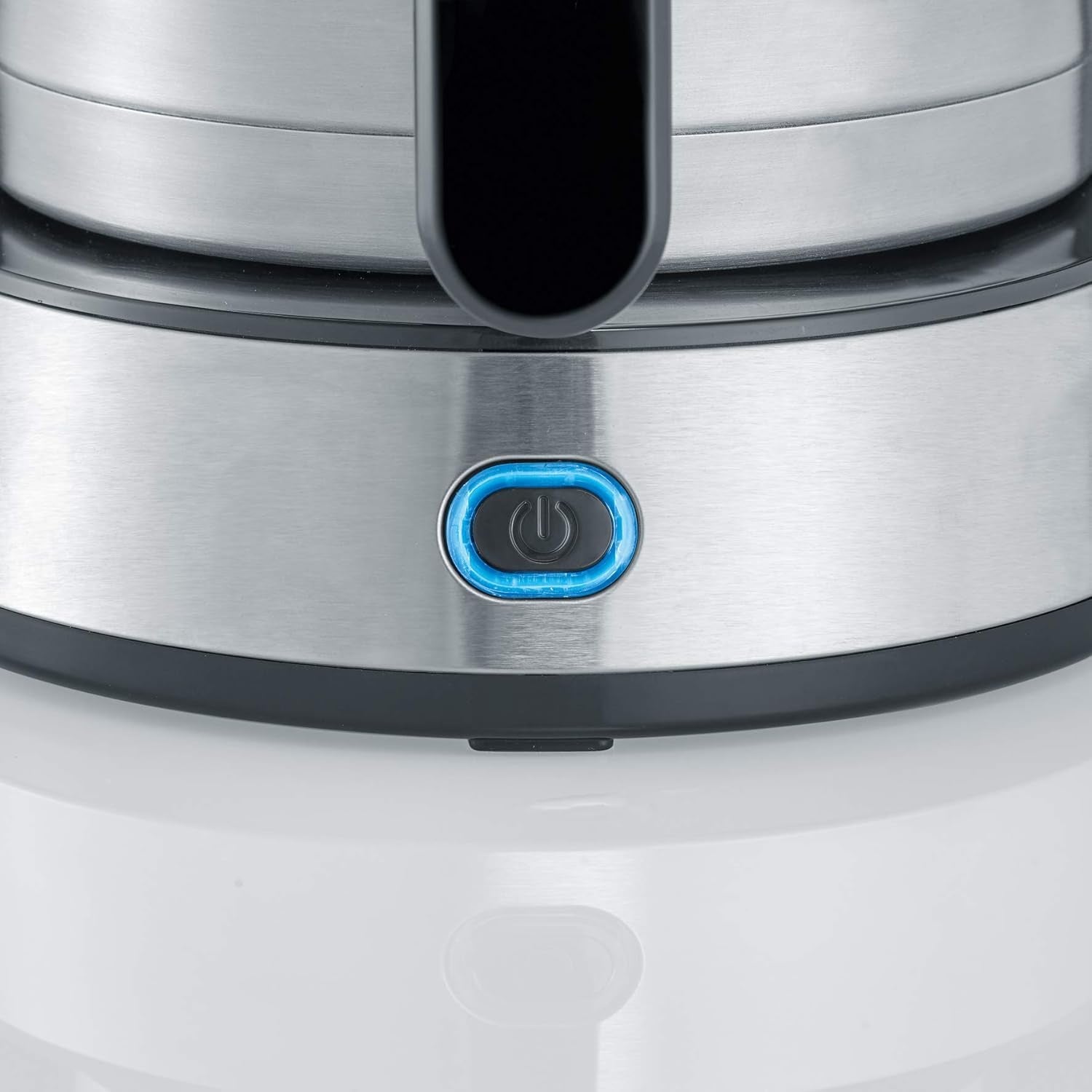 Espressor SEVERIN „TypeSwitch” cu carafă termică, AromaSwitch pentru alegerea între 2 profiluri de preparare, aparat de cafea pentru până la 10 cești, 1000W, oțel inoxidabil periat-negru, KA 4845