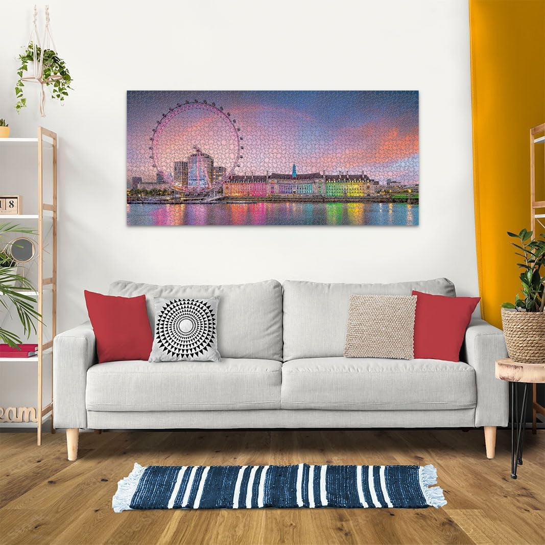 Ravensburger Puzzle 12000805 - Barevný Londýn - 2000 dílkové puzzle pro dospělé ve věku 14+ Puzzle Naty Shop