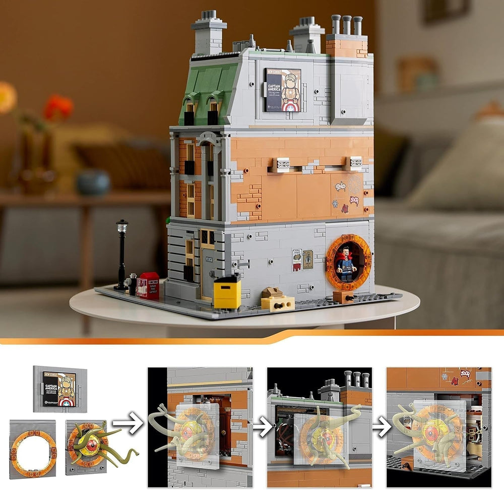 3patrová modulární stavebnice LEGO Marvel Sanctum Sanctorum s minifigurkami Doctora Strange a Iron Mana Avengers: Endgame Toy House Fan Sběratelská výzdoba skvělého pokoje 76218 Stavebnice Besuche den LEGO-Store