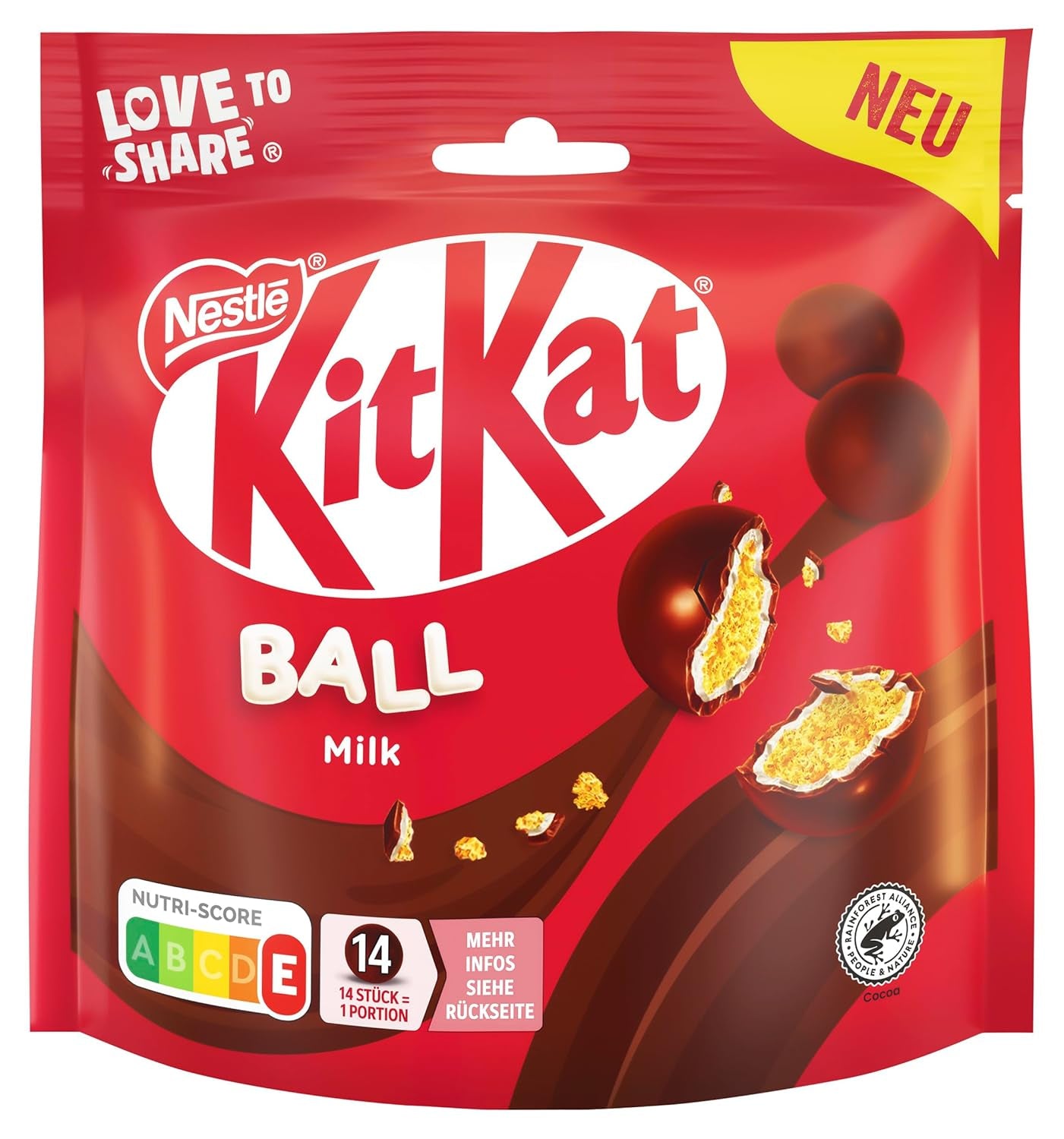 Balení kuliček Nestlé s mlékem, bílé, karamelový lev (3 x 130 g)