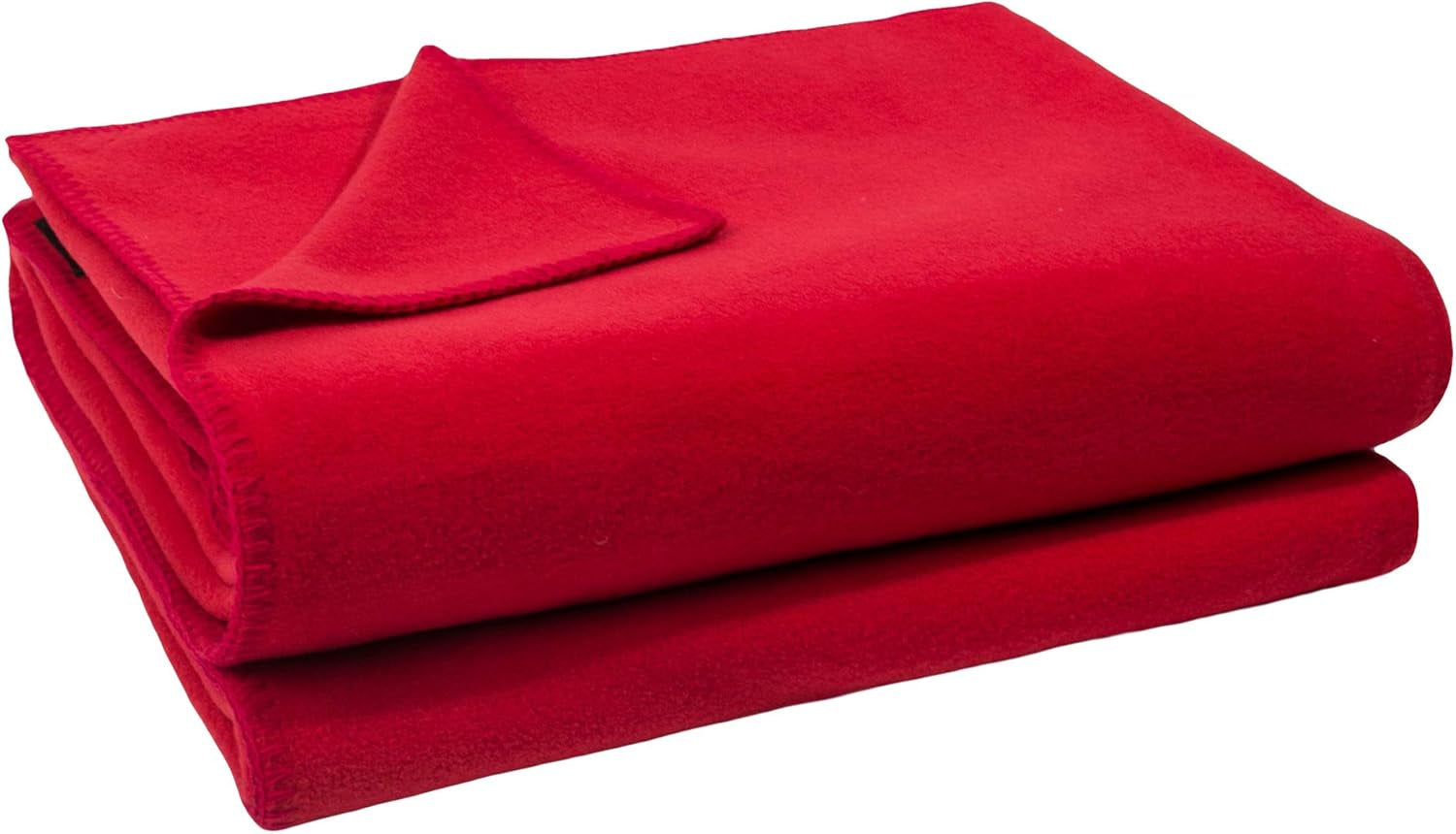 Zoeppritz Decke in Der Farbe: Rot, Aus 65% Polyester, 35% Viskóza Hergestellt, Gre¶ÃŸe: 160X200 Cm, 103291-235-160X200