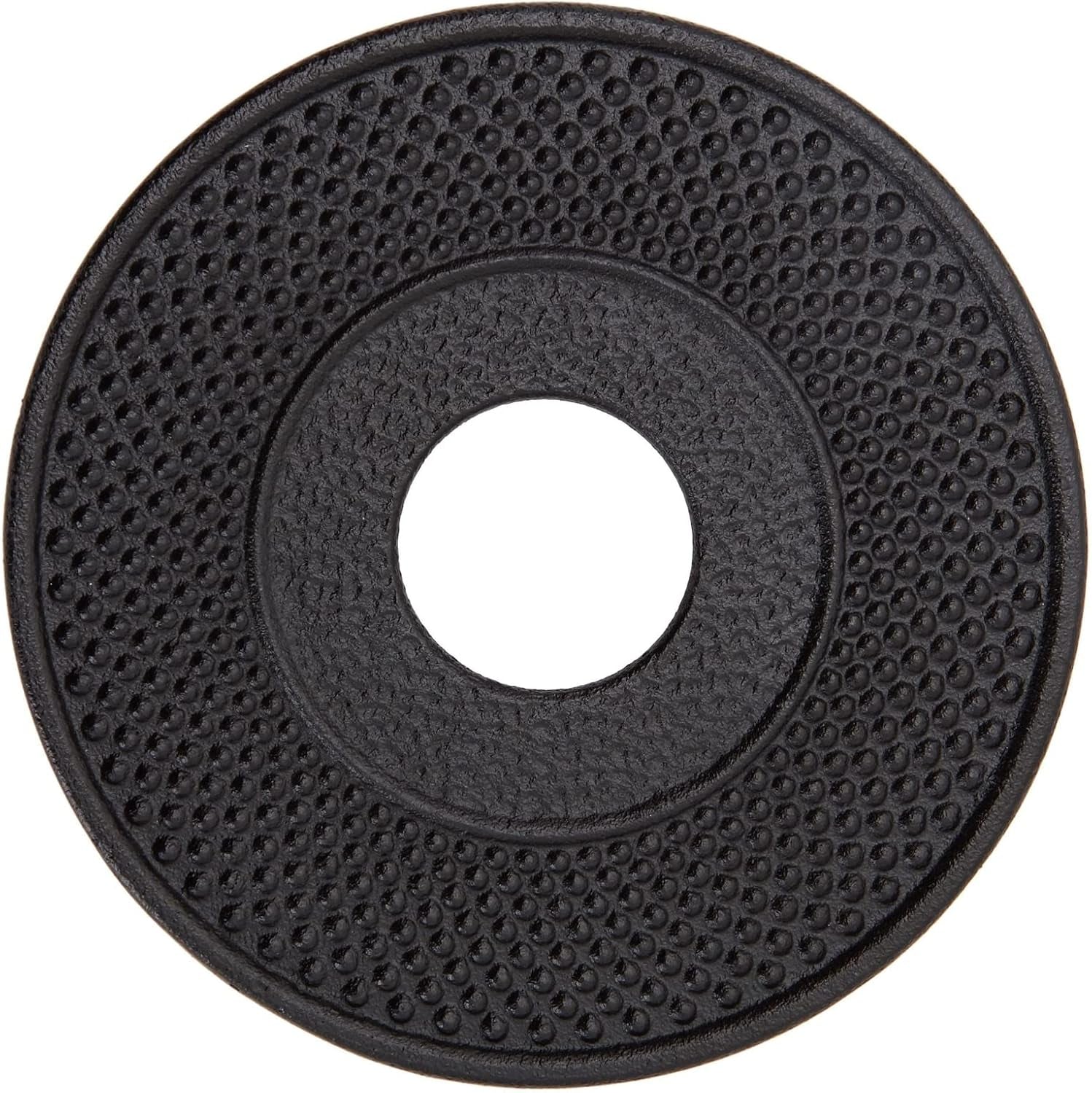 Set de ceai japonez Juvale cu ceainic din fontă (1200 ml), farfurie și 2 căni, set de ceai în stil Tetsubin, negru