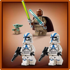 LEGO Star Wars Útěk se speederem BARC, sada Mandalorian, dětské kolo se sajdkárou, obsahuje figurky Kellerana Beqa a Grogu, dárek pro chlapce a dívky od 8 let 75378 Stavebnice Beuche den LEGO-Store