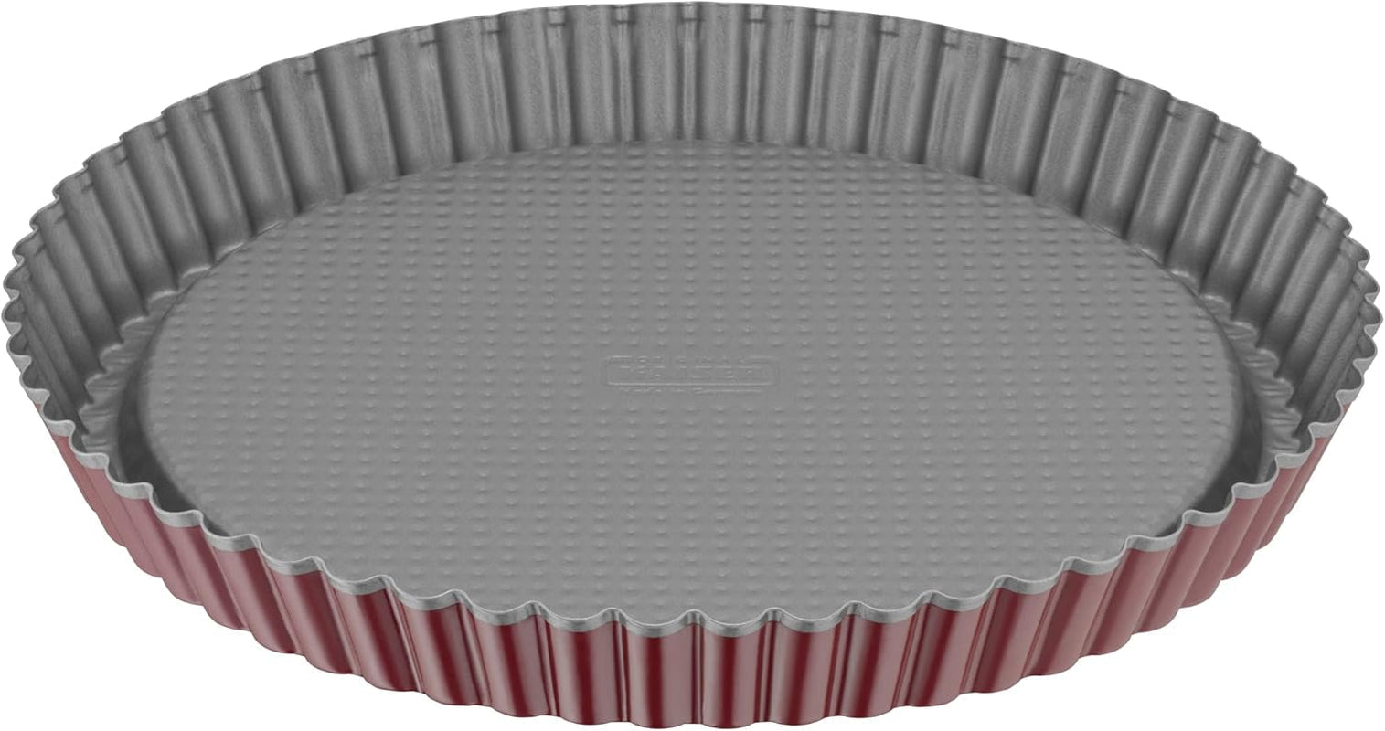 ORIGINÁL KAISER Classic plus Obstbodenform 28 Cm, 28,4 X 28,4 X 3,5 cm & Classic Mini Torteletts 6 Stück, Tartelette Förmchen 10 Cm, Tarteform Klein, Tortelettförmchen Antihaftbeschichte Formy a plechy na pečení Naty Shop