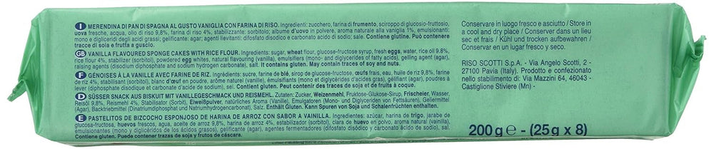 Da cu orez - Gustări cu făină de orez - Gustări fără lactoză, fără ulei de palmier - 8 porții
