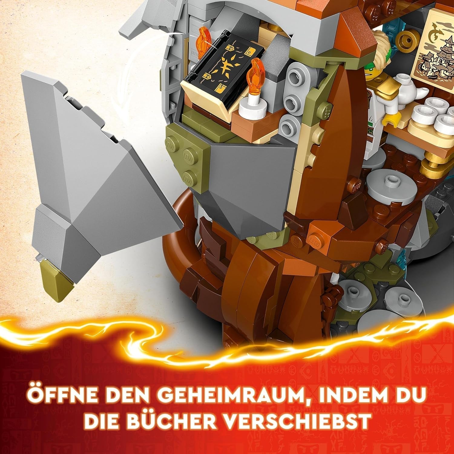 LEGO NINJAGO Dračí kámen chrámový dračí hračka se 6 figurkami nindžů, velká sada na sestavení, hraní a vystavení, dárek k narozeninám pro chlapce a dívky 13+ 71819 Stavebnice Besuche den LEGO-Store