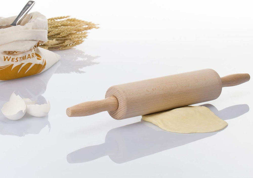 Westmark Teig-/Backrolle/Nudelholz, aus Buchenholz, délka: 46 cm, Holz, Woody, Hellbraun, 30012270