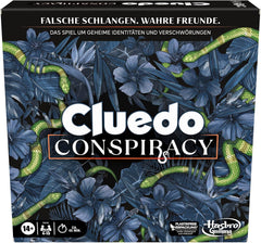 Desková hra Cluedo Conspiracy od Hasbro Gaming pro dospělé a dospívající, německá verze tajemné hry, pro 4–10 hráčů ve věku od 14 let