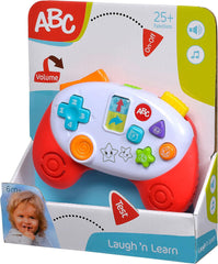 Simba 104010017 - ABC Game Controller, jucărie pentru copii, sunete de animale, melodii, peste 20 de sunete, de la 12 luni, abilități motorii, consolă de joacă, jucărie pentru copii mici, telefon de joacă Jucarii Bebe Naty Shop