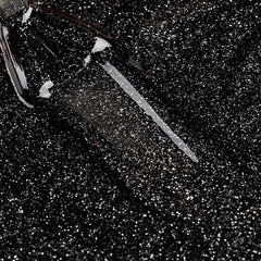 Bluesky Dětský lak na nehty - Rockstar, černé třpytky, snadno odstranitelný, netoxický, na vodní bázi, bez zápachu - lak na nehty pro děti zdarma, 5 ml, balení 1 ks