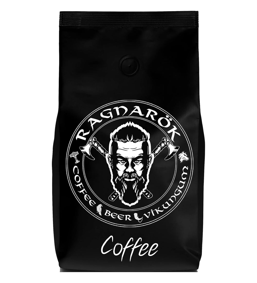 C&T "Ragnarök Coffee" nordischer Röst-Kaffee | 1000g ganze Bohne | als Espresso & Cafe Crema trinkbar | kräftig + würzig + aromatisch | 100% natürlich mit Koffein