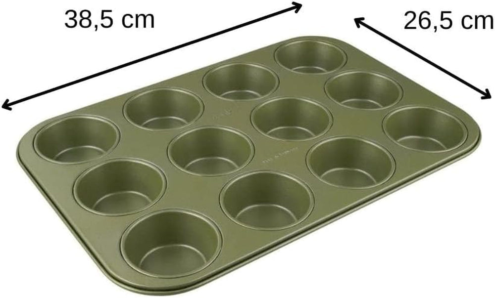 Zenker Muffinform Für 12 Stück – Ressourcenschonende Und Klimaneutrale Backform Für Muffins Und Cupcakes – 12Er Muffinblech Mit Veganer Antihaftbeschichtung Formy a plechy na pečení Naty Shop
