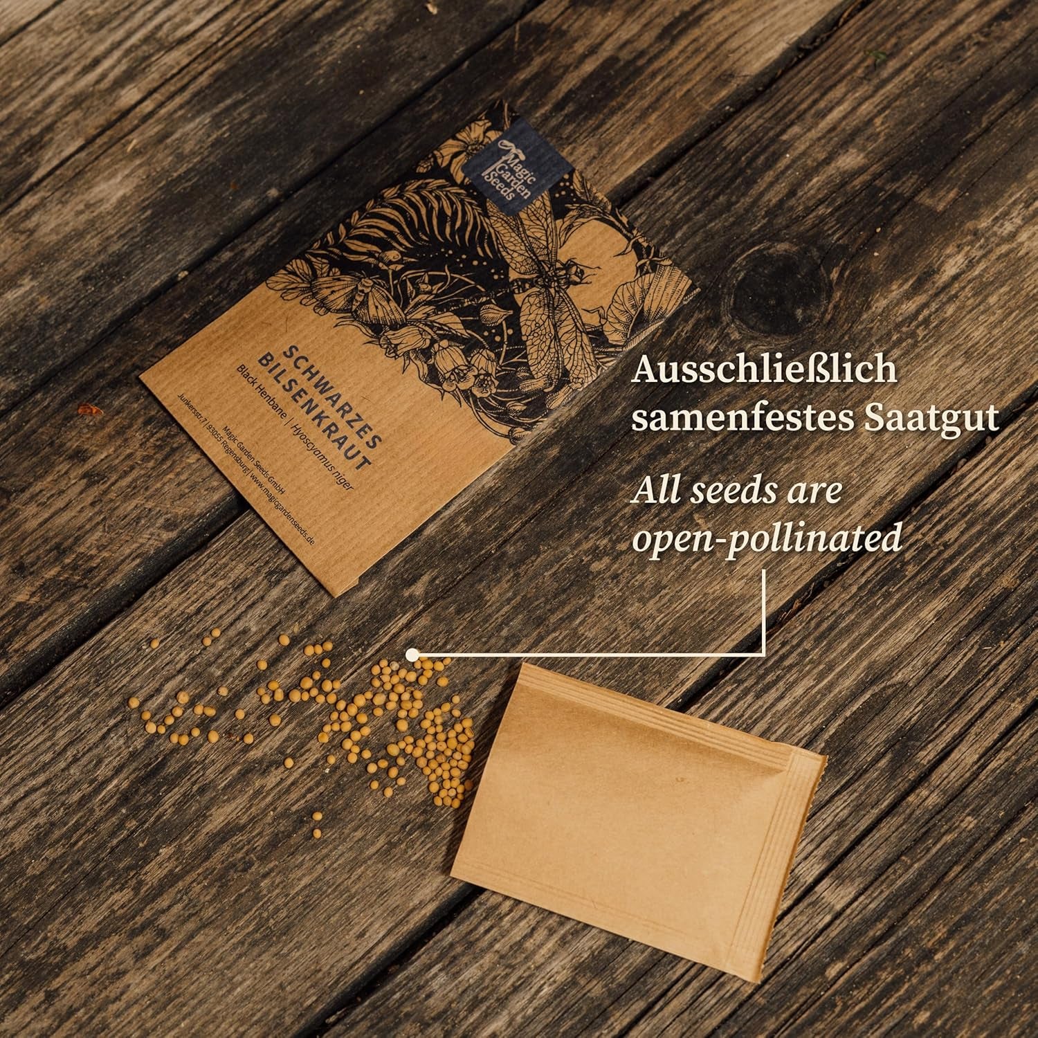 Magic Garden Seeds - Semen-Geschenkset Blütenwunder mit 6 prächtigen alten Blumensorten für den Bauerngarten - Blumensamen alte Sorten - Blumen Samen - Garten Geschenk