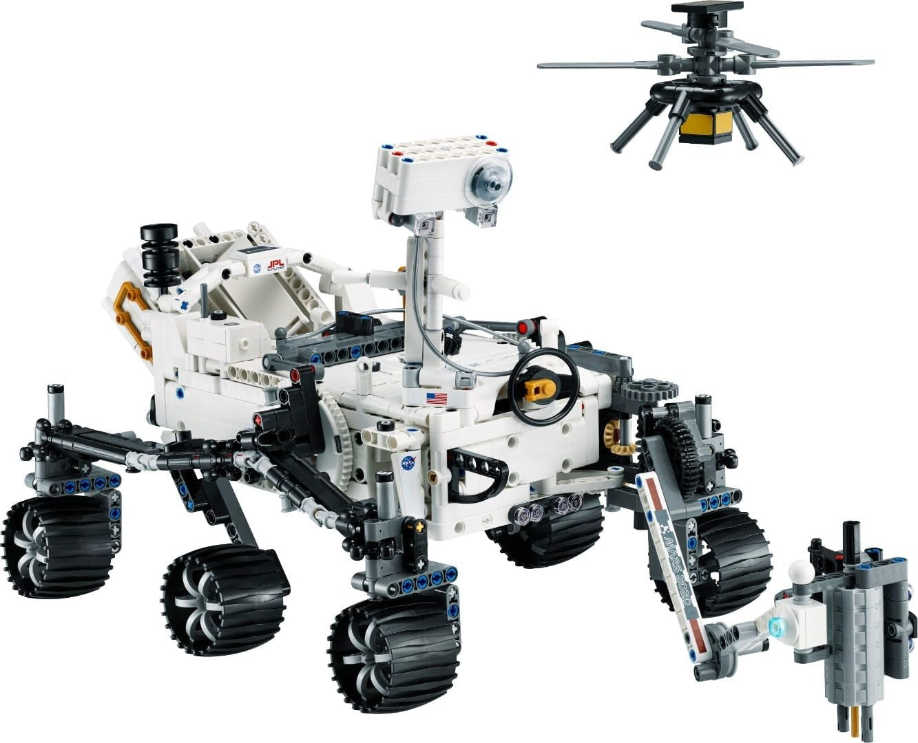 LEGO Space Toy Set 42158 Technic NASA Mars Rover Perserverance s aplikací Ar, Vědecká stavebnice pro dívky a chlapce 10+ stavebnic Besuche den LEGO-Store