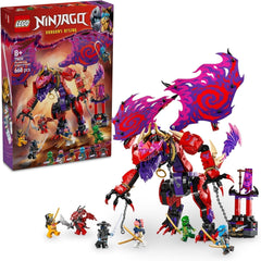 LEGO NINJAGO Chaos Dragon Thundertooth – Hračka se 6 minifigurkami Ninja – RPG stavebnice pro chlapce a dívky ve věku 8+ – Dárky pro fanoušky televizního seriálu Rise of the Dragons 71832 Stavebnice Beuche den LEGO-Store Výchozí název