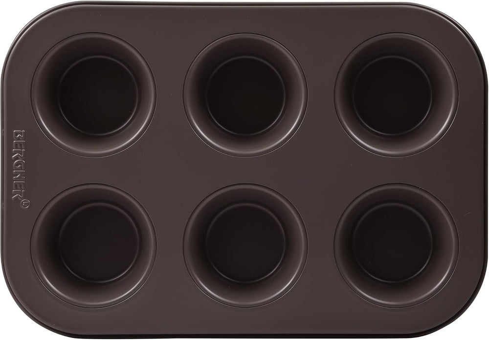 BERGNER BAKING LOVERS - Set Von 2 X 6 Cup Muffinformen - Kohlenstoffstahl Mit Ilag Essential, PFOA Frei, Leicht Zu Reinigen Formy a plechy na pečení Naty Shop