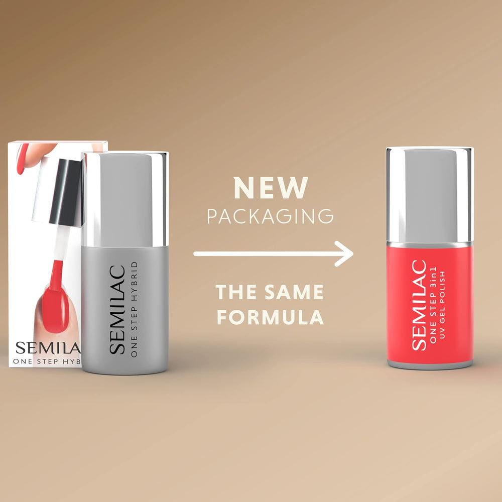 Oja UV Semilac One Step Hybrid 3v1 S450 Inner Warmth Peach 7 ml