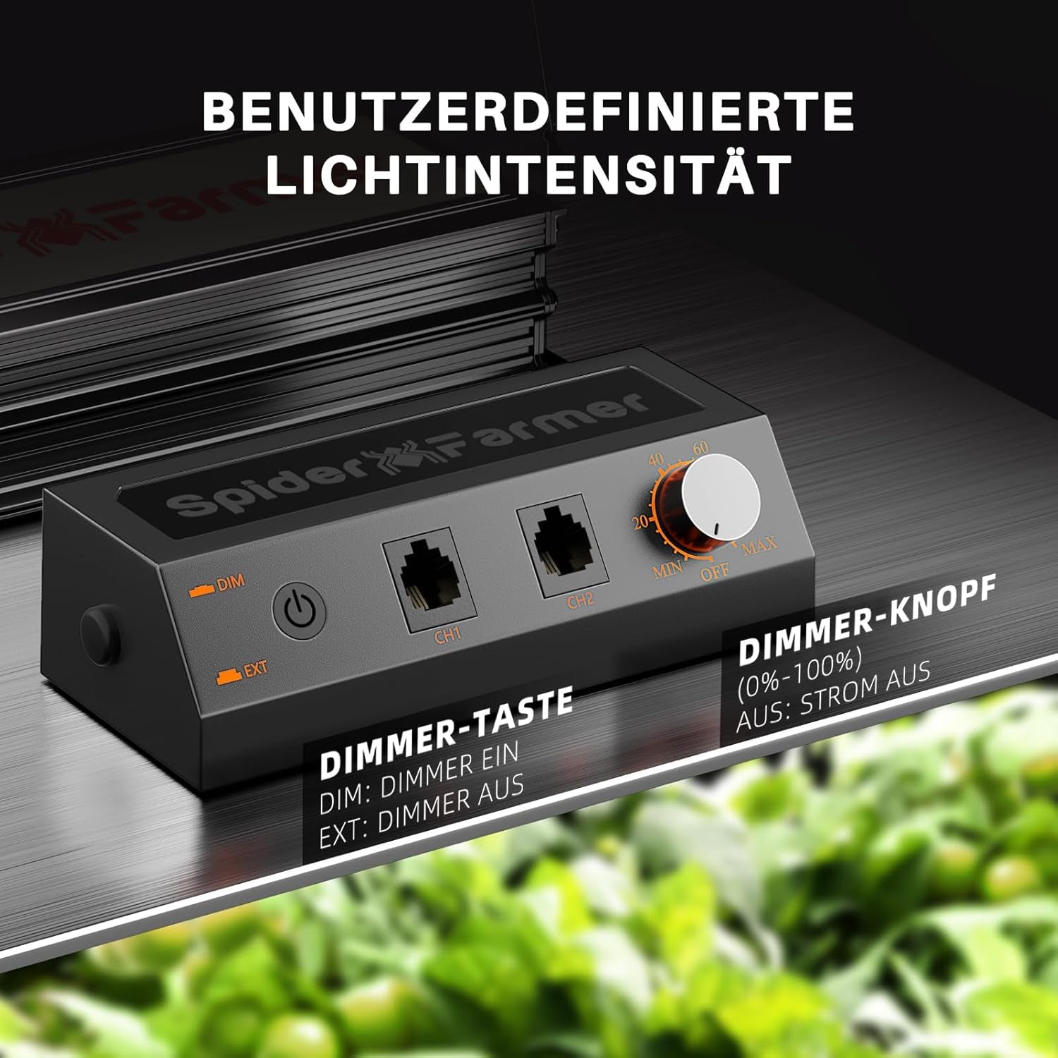 Spider Farmer SF1000 Full Spectrum Stmívatelné LED růstové světlo, Dioda Samsung LM301H EVO, 70x70x160cm sada Full Grow stanu, sada hydroponického pěstebního stanu, ventilační systém