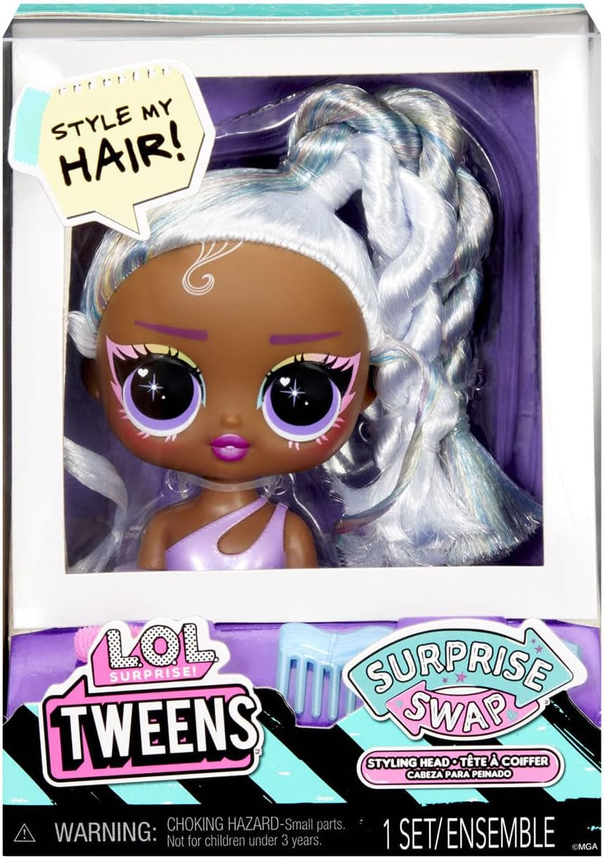 L.O.L. Překvapení! Tweens Surprise Swap Series - Styling-Köpfe mit tollen Haar-Accessoires und wunderschönem Haar - ideální pro Kinder ab 4 Jahren, Mehrfarbig