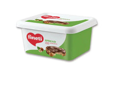 Fineti, Smetana s kakaem, lískovými oříšky a mlékem 200g Glaze and Decor Naty Shop 600g